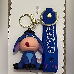 Blue Eeyore Keychain /Bag Charm Accessory